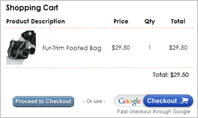 Google checkout 2006