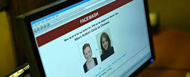 Facebook comenzó como un sitio web de la universidad llamado Facemash