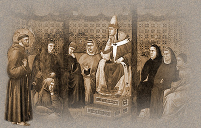 INICIO DE LAS ORDENES DE LOS FRANCISCANOS Y LOS DOMINICOS