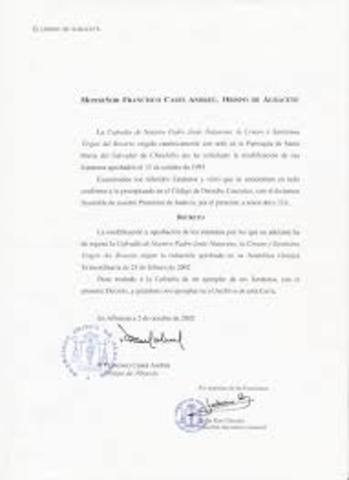 decreto de aprobacion