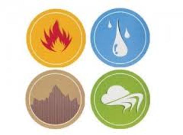 Todas las cosas se componen de cuatro elementos  primarios