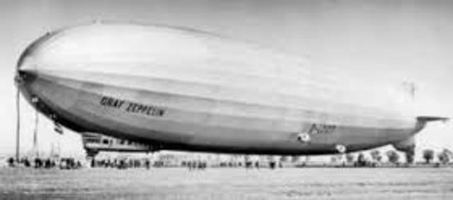 1er vuelo de dirigible