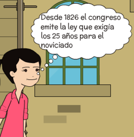 Ley para el noviciado