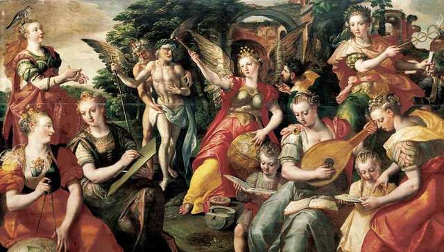 Surgen las artes liberales de la Palabra.