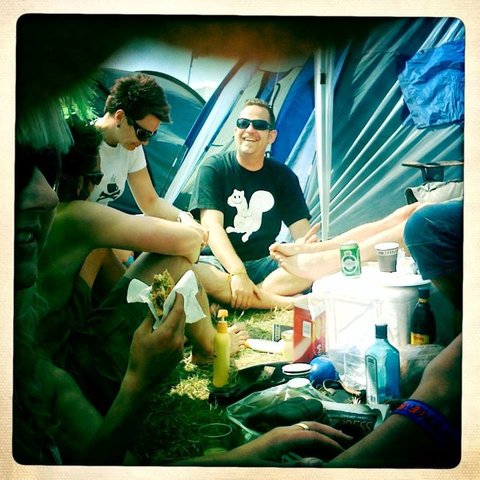 Første gang på Roskilde Festival