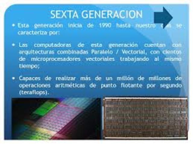 SEXTA GENERACIÓN 1990