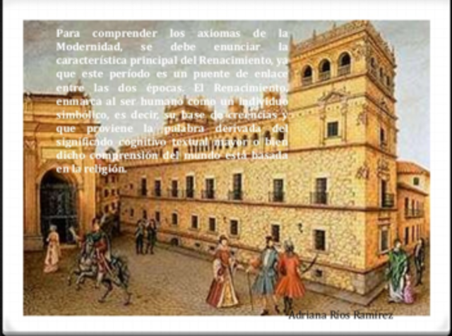 Inicio del proyecto moderno, incluyendo el renacimiento en el siglo XIX, El desprenderse de lo tradicional, fue algo positivo para el desarrollo humano.