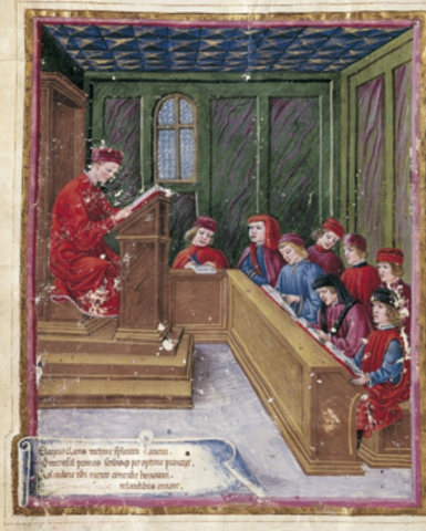 La Universidad de Paris protegida por el Papa Inocencio II