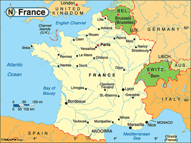 Moved to France