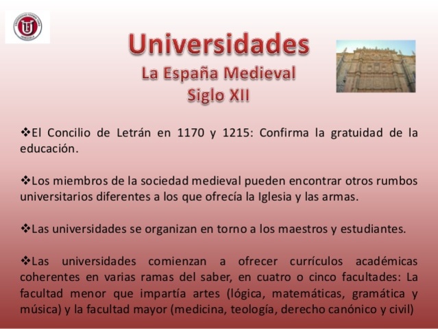 Universidades.