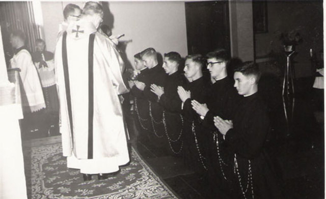 los primeros novicios.