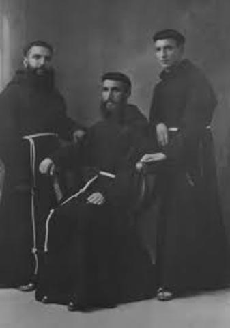 Restablecimineto de la provincia franciscana en Colombia