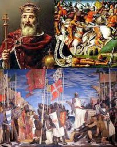 Es la época de la lucha  entre papas y reyes