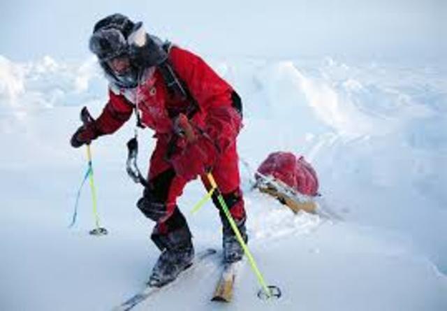 Borge Ousland became the first man to cross the continent of Antarctica all by himself