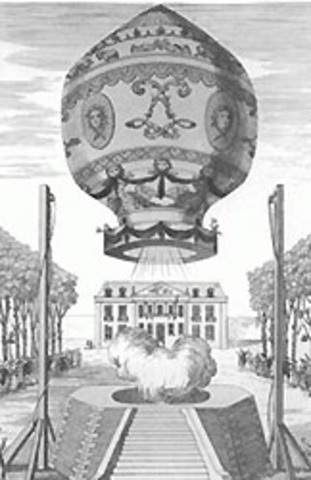 Globo aereostático. Año 1783