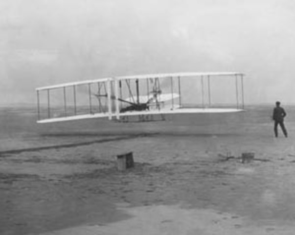 El avión. Año 1903