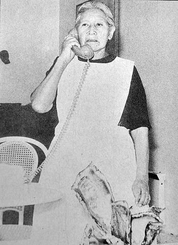 Veronica, Doméstica de "Gabo"