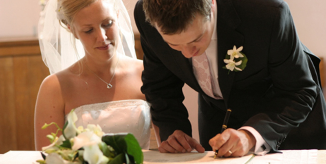 Matrimonio en el registro civil