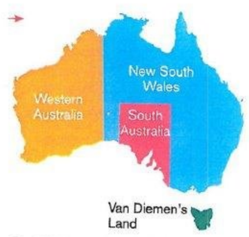 South Australia was made a colony