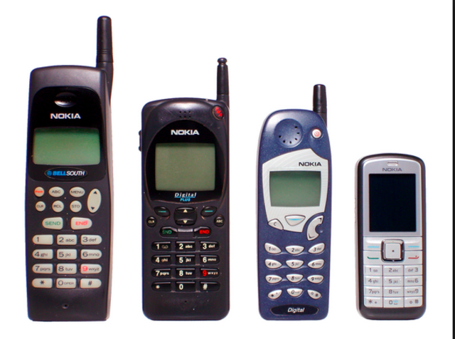 First 'handheld' Mobile Phone made by Nokia