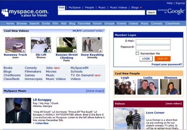 Myspace Launched