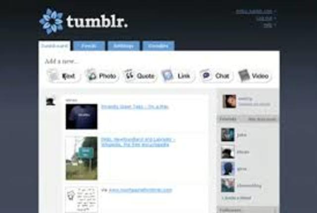 Development of Tumblr Begins