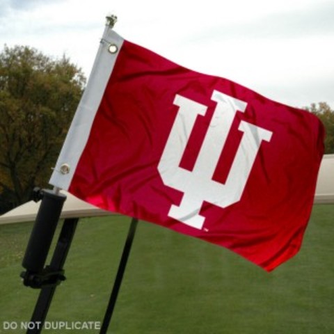 Playing golf for IU.