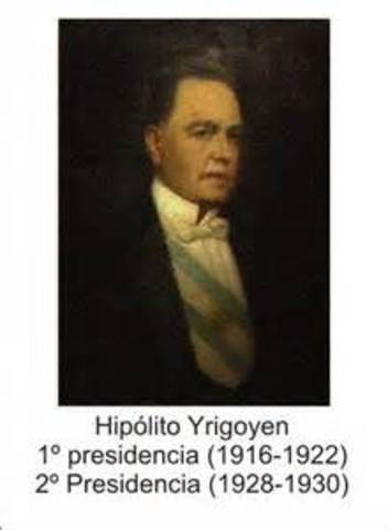 Irigoyen fue derrocado