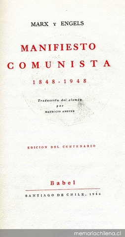 Manifiesto comunista