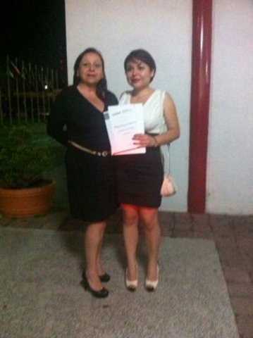 Titulación de la Bebé como Ingeniera en Mecatronica, U.V.M.