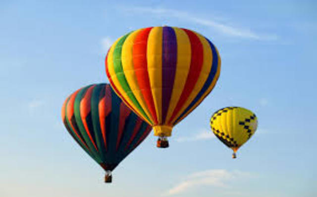 Primer vuelo en globo