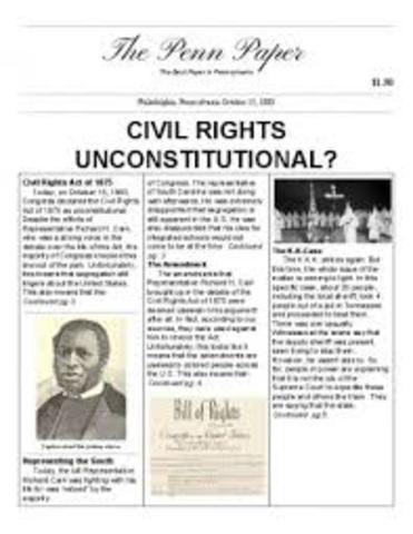 Civil Rights Act of 1875