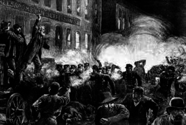 The Haymarket riot
