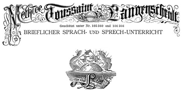 Se funda el Institut Toussaint et Langenscheidt