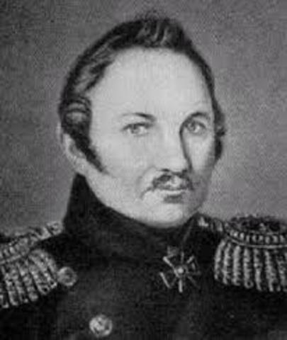 Captain Thaddeus Bellingshausen a Russian naval officer