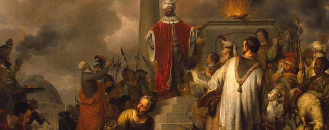 Israel is divided into two kingdoms by God