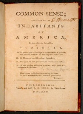 Common Sense is Written