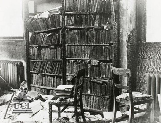 Destrucción de Bibliotecas en Europa