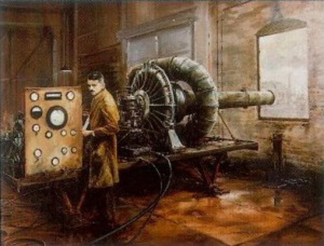 Tested the first jet engine