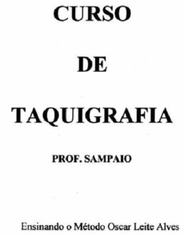 Cursos de Taquigrafia