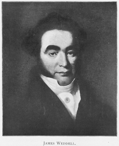 Weddell discovers sea named after himself