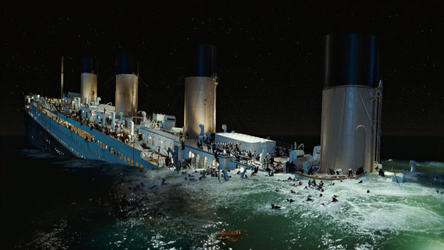 Titanic Ship Sunk