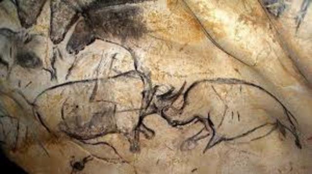 las pinturas en las paredes