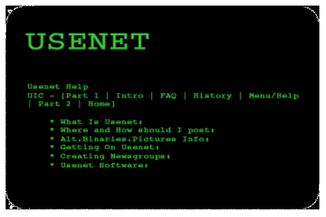 Usenet came into being