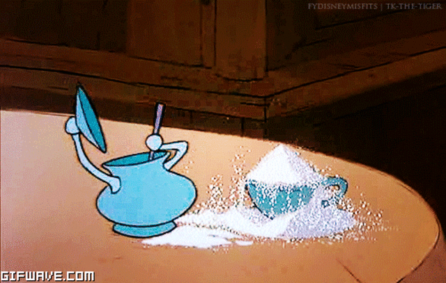 Se usa el azúcar en alimentos.