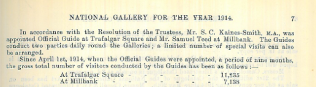 Samuel Teed, primer guía