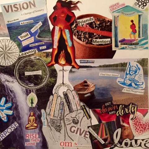 Collage Images - Inside of me as a practioner and whole self!