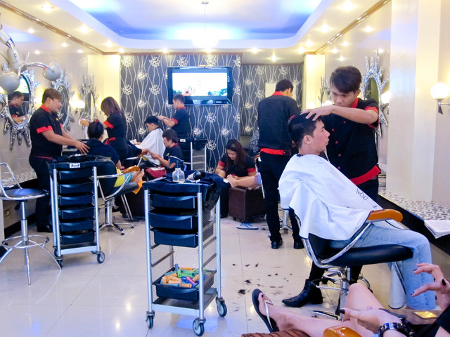 get a job in a professional salon