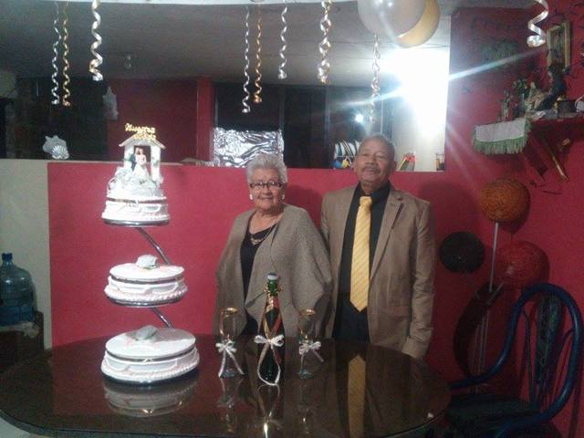 la boda de oro de los abuelos.