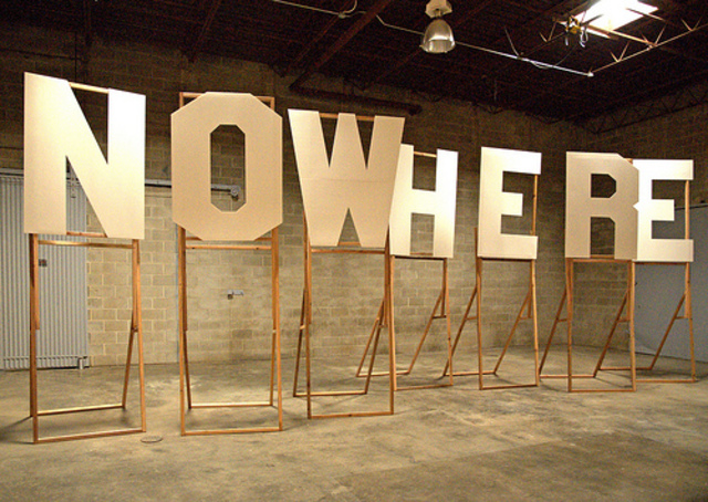 Photo shoot at Reveiw Gallery Nowhere Artwork